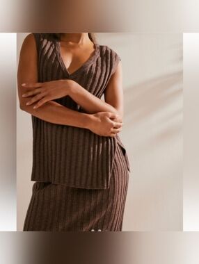 NWT Free People Beach Veda Ribbed Sweater Knit Set